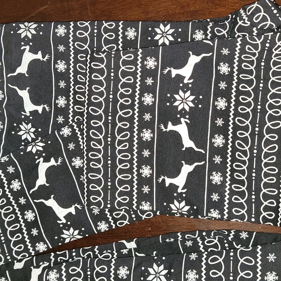 Littlest Prince Size 14 Winter Snow Christmas Reindeer Pajama Set - Picture 5 of 8